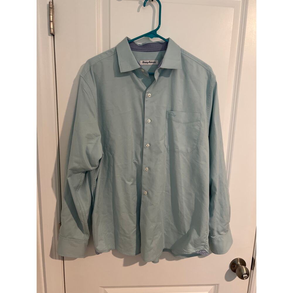 Tommy Bahama Blue Button-Down Shirt – Size Medium